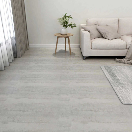 Flooring Planks 5.11 m² 55 pcs PVC Grey and Light Grey