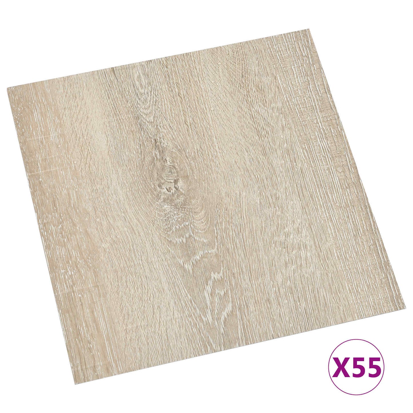 Flooring Planks 55 pcs Beige 5.11 m² PVC