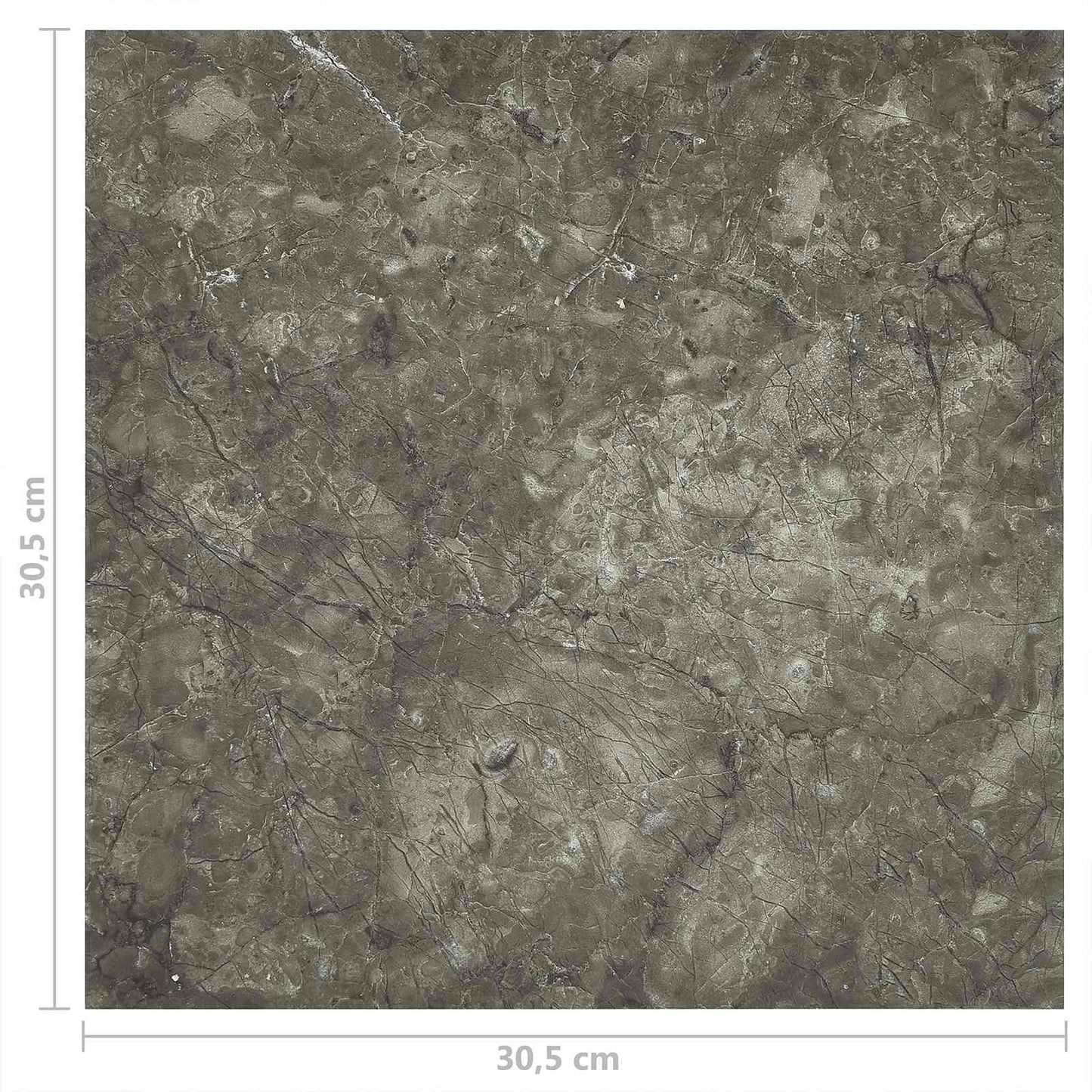 Flooring Planks 5.11 m² 55 pcs PVC Gray and White