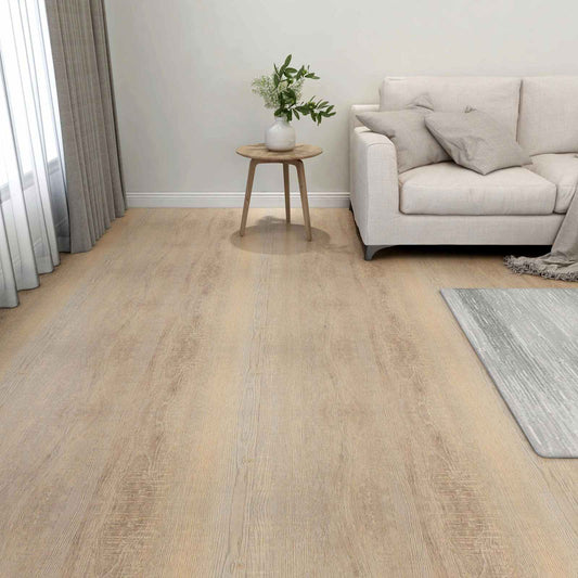 Flooring Planks 5.11 m² 55 pcs PVC Light Grey and Dark Brown
