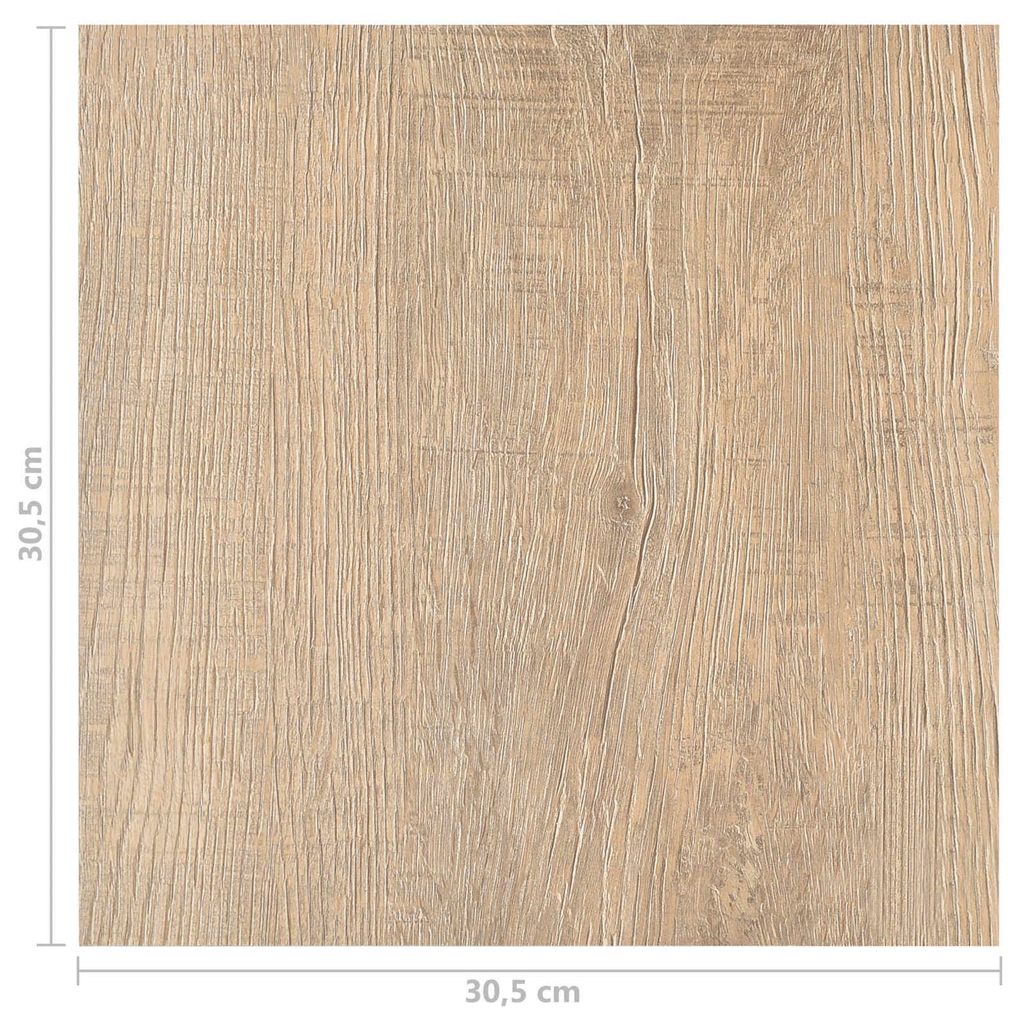 Flooring Planks 5.11 m² 55 pcs PVC Light Grey and Dark Brown