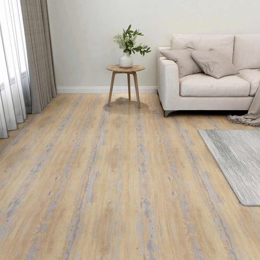 Flooring Planks 5.11 m² 55 pcs PVC Brown and Grey