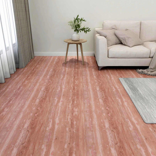 Flooring Planks 55 pcs Red 5.11 m² PVC