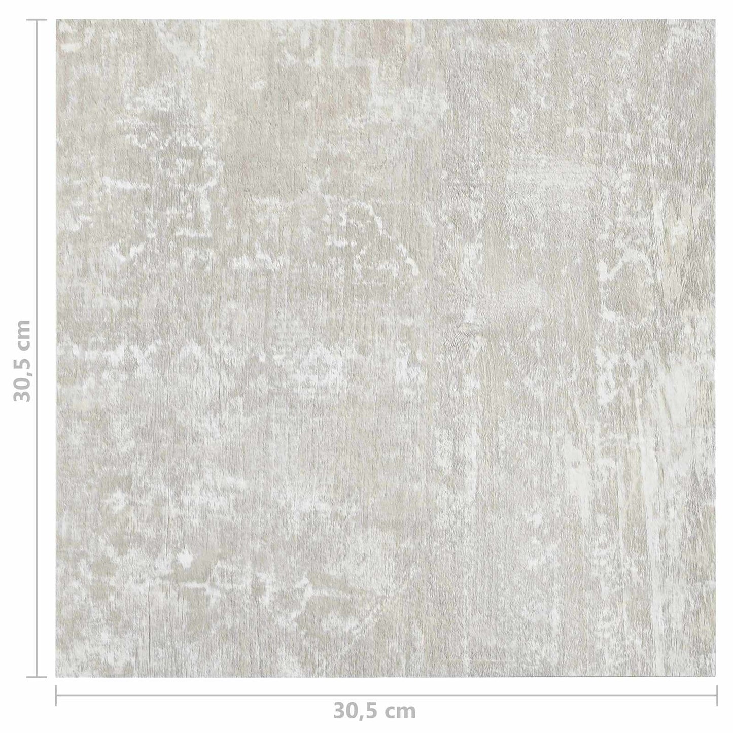 Flooring Planks 5.11 m² 55 pcs PVC White and Wood