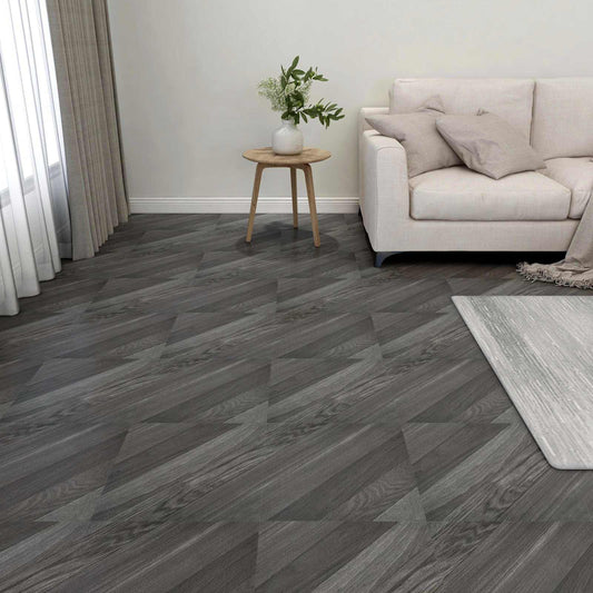 Flooring Planks 55 pcs Grey 5.11 m² PVC