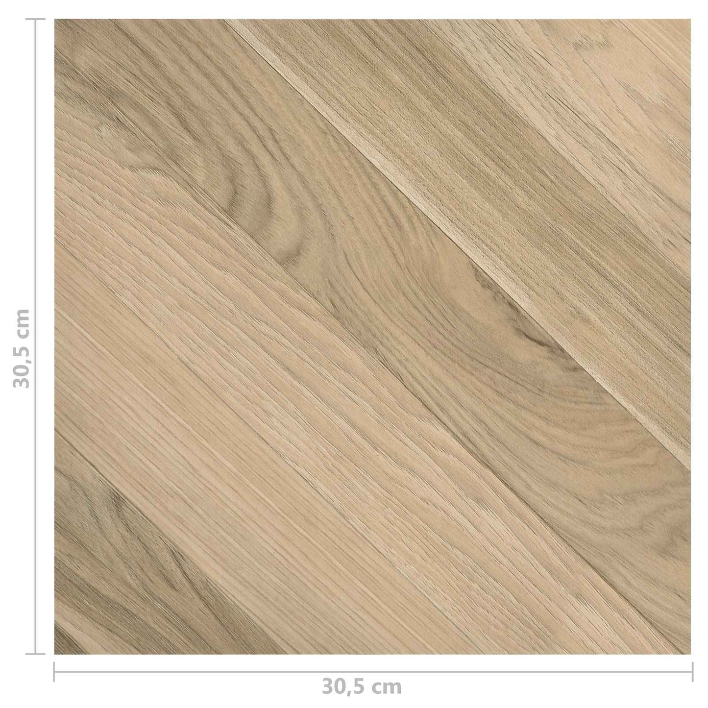 Flooring Planks 55 pcs Brown 5.11 m² PVC