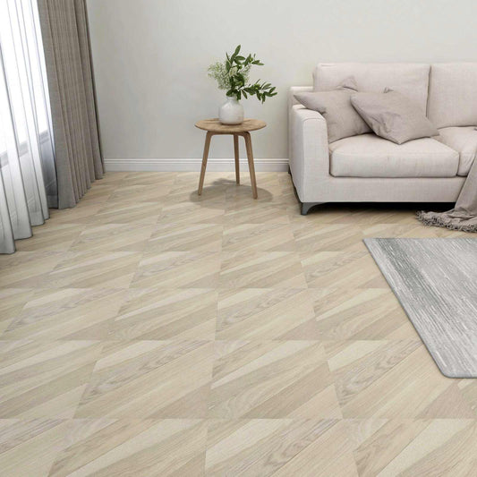 Flooring Planks 55 pcs Beige 5.11 m² PVC