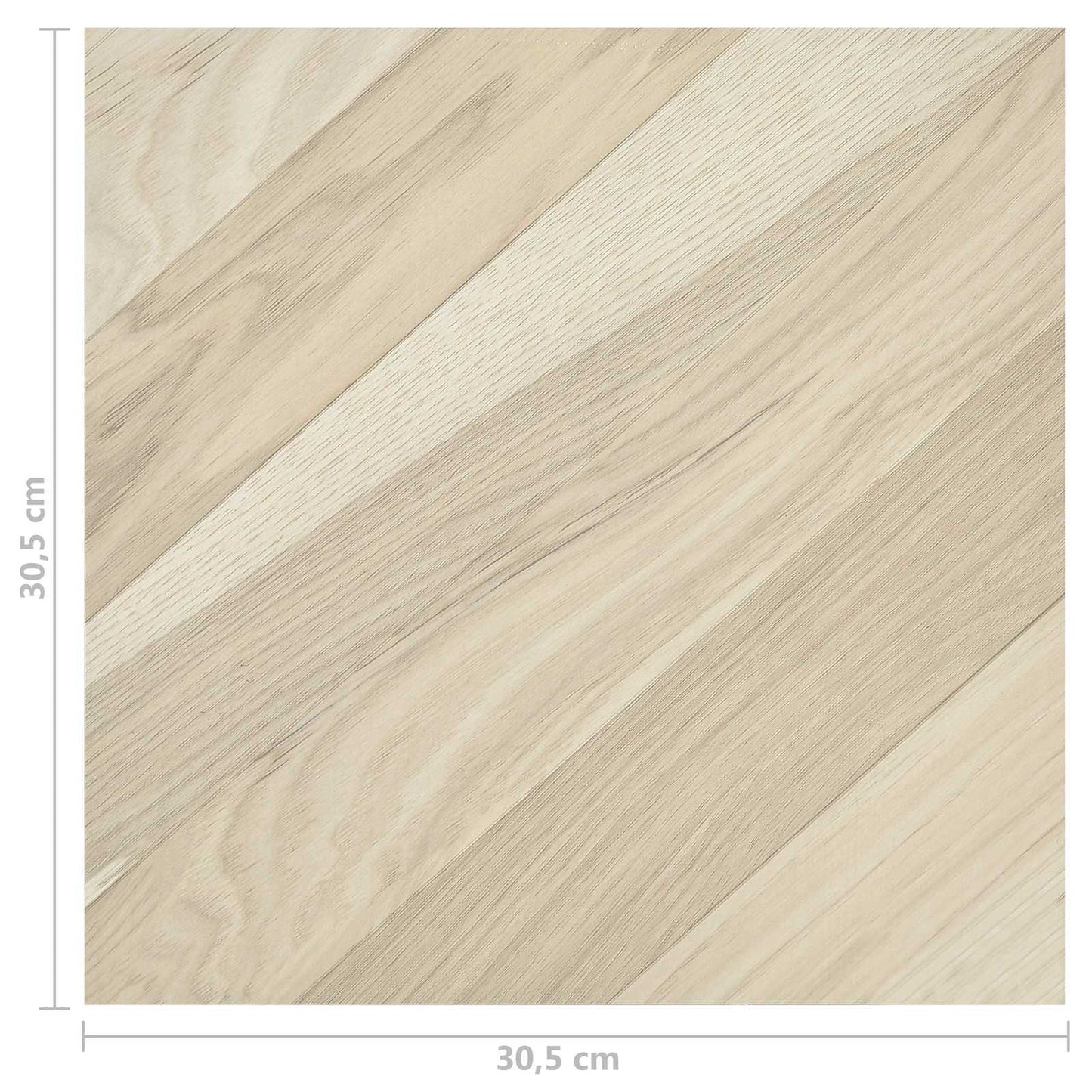 Flooring Planks 55 pcs Beige 5.11 m² PVC