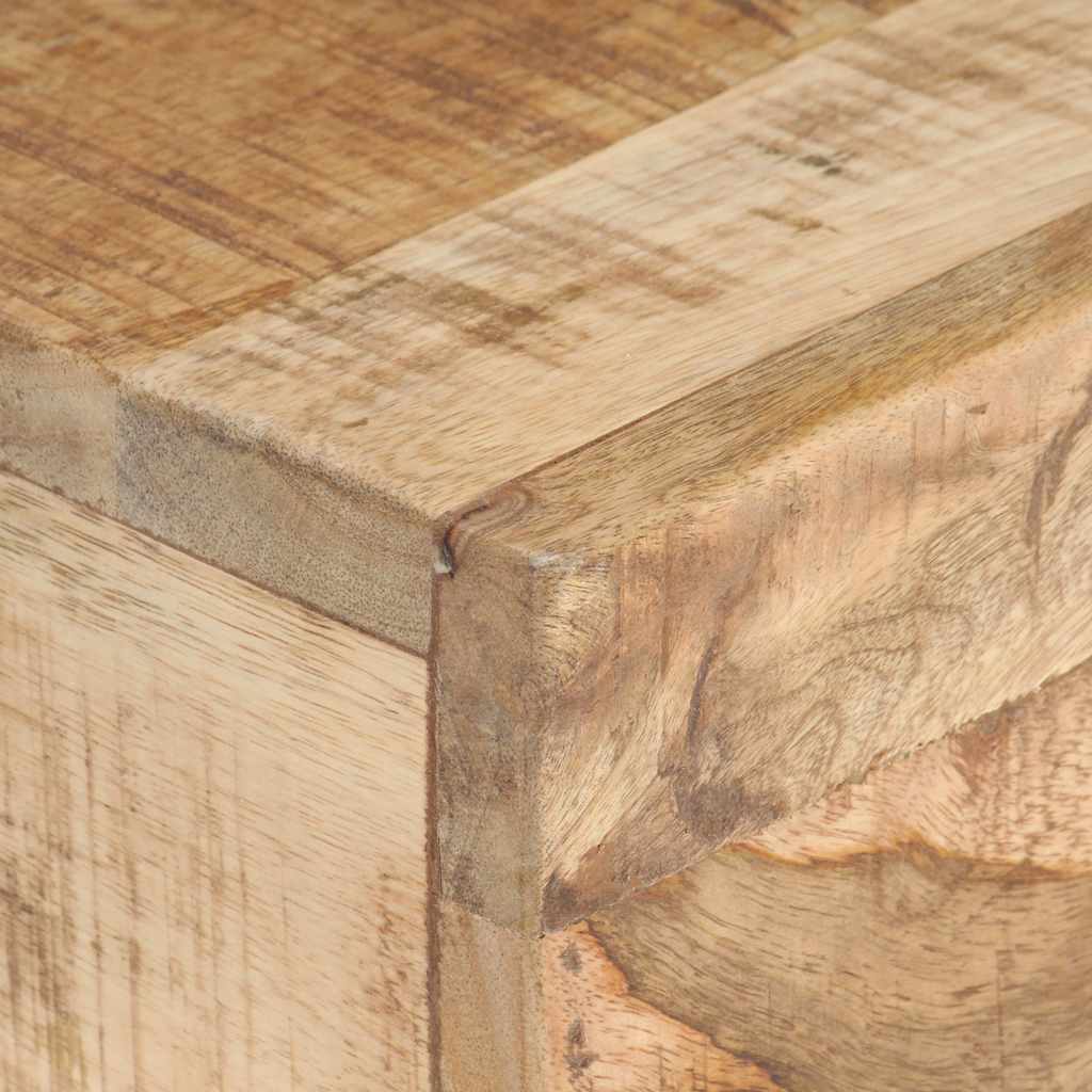 320938 vidaXL Side Table 40x30x50 cm Solid Rough Mango Wood