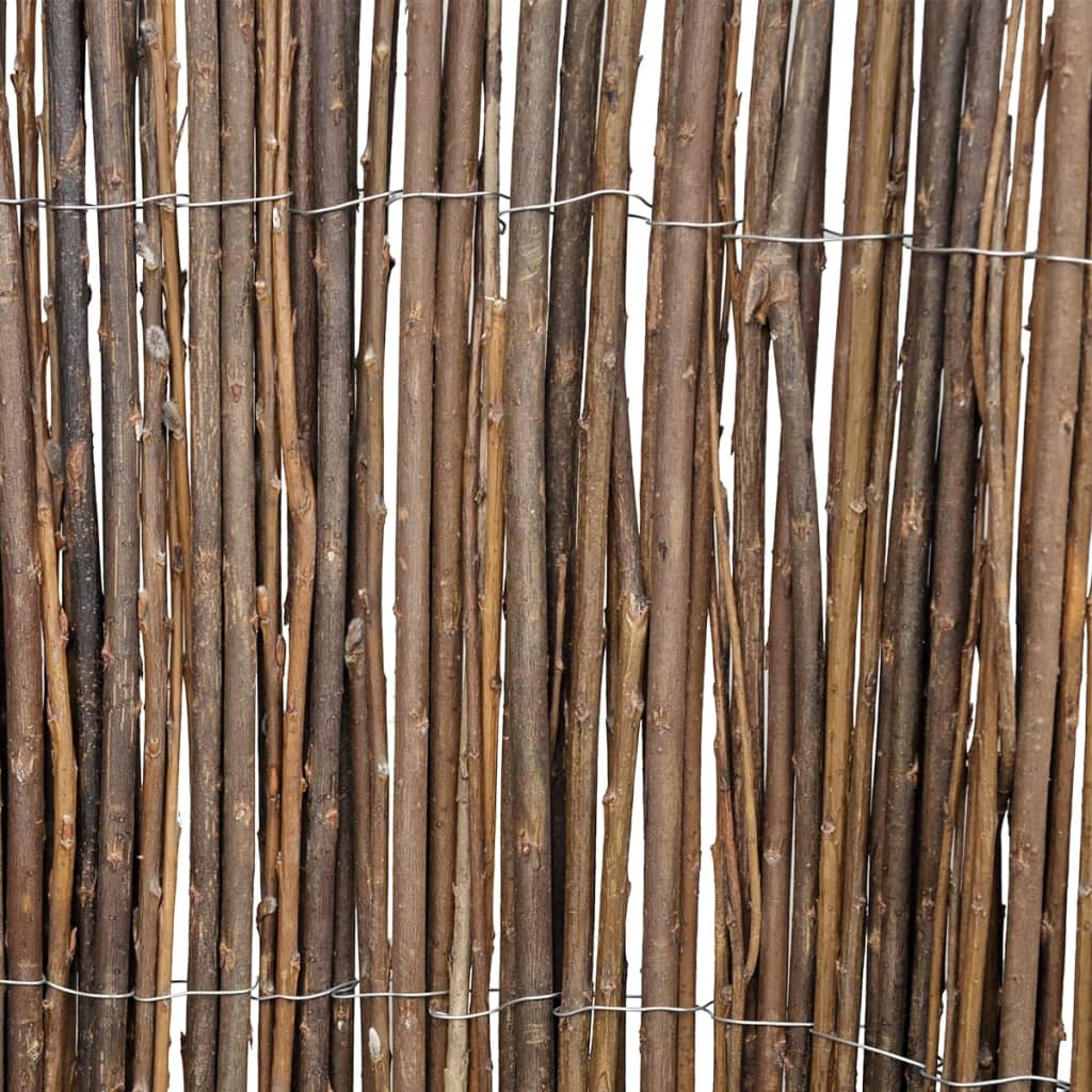 vidaXL Willow Fence 5x1 m