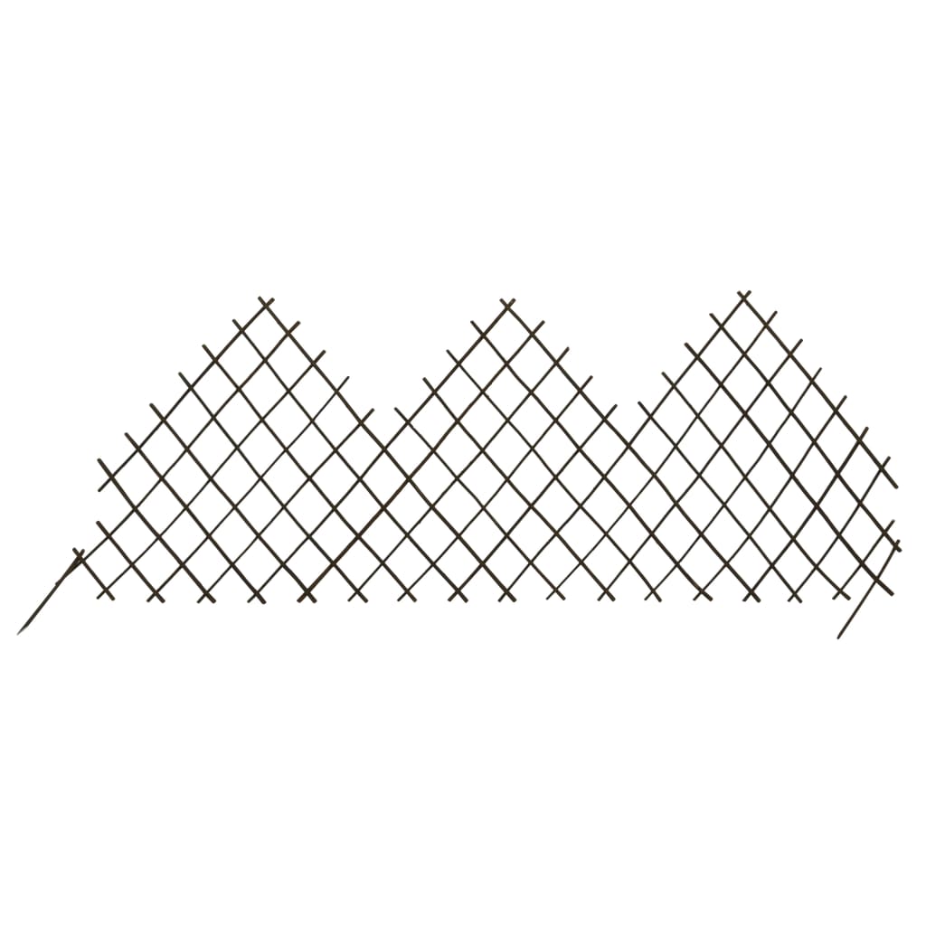 Garden Trellis Fences 5 pcs 170x75 cm Willow