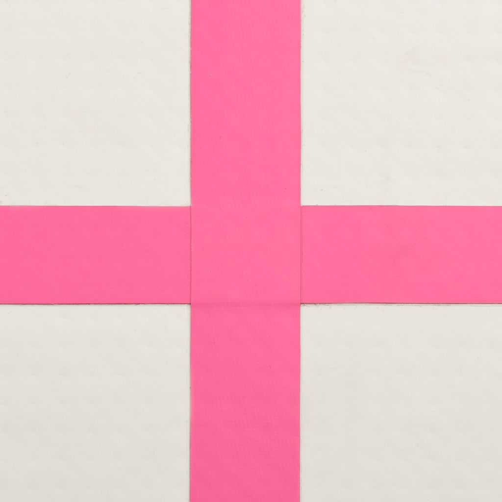 Inflatable Gymnastics Mat with Pump 60x100x10 cm PVC Pink
