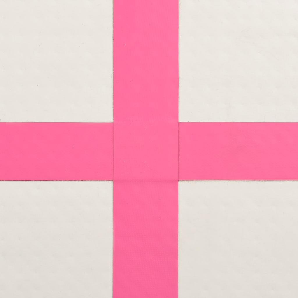 Inflatable Gymnastics Mat with Pump 60x100x15 cm PVC Pink