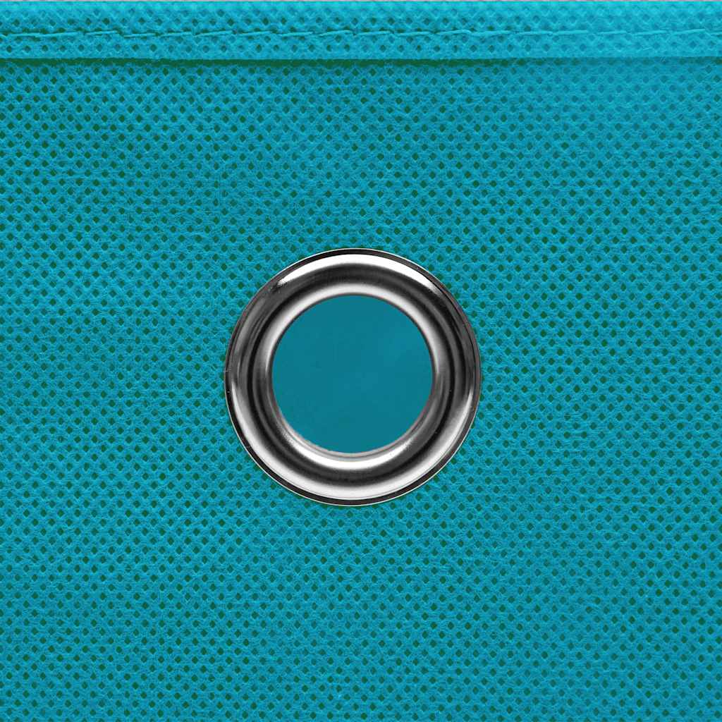 Storage Boxes 4 pcs Non-woven Fabric 28x28x28 cm Baby Blue