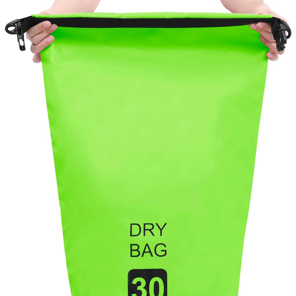 Dry Bag Green 30 L PVC
