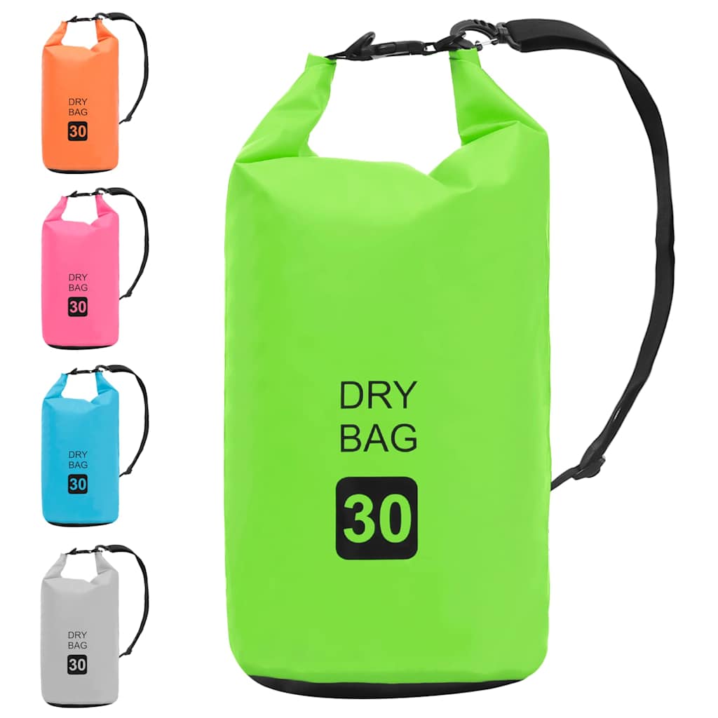 Dry Bag Green 30 L PVC