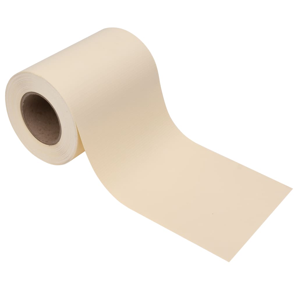 Garden Privacy Screens 4 pcs PVC 35x0.19 m Cream