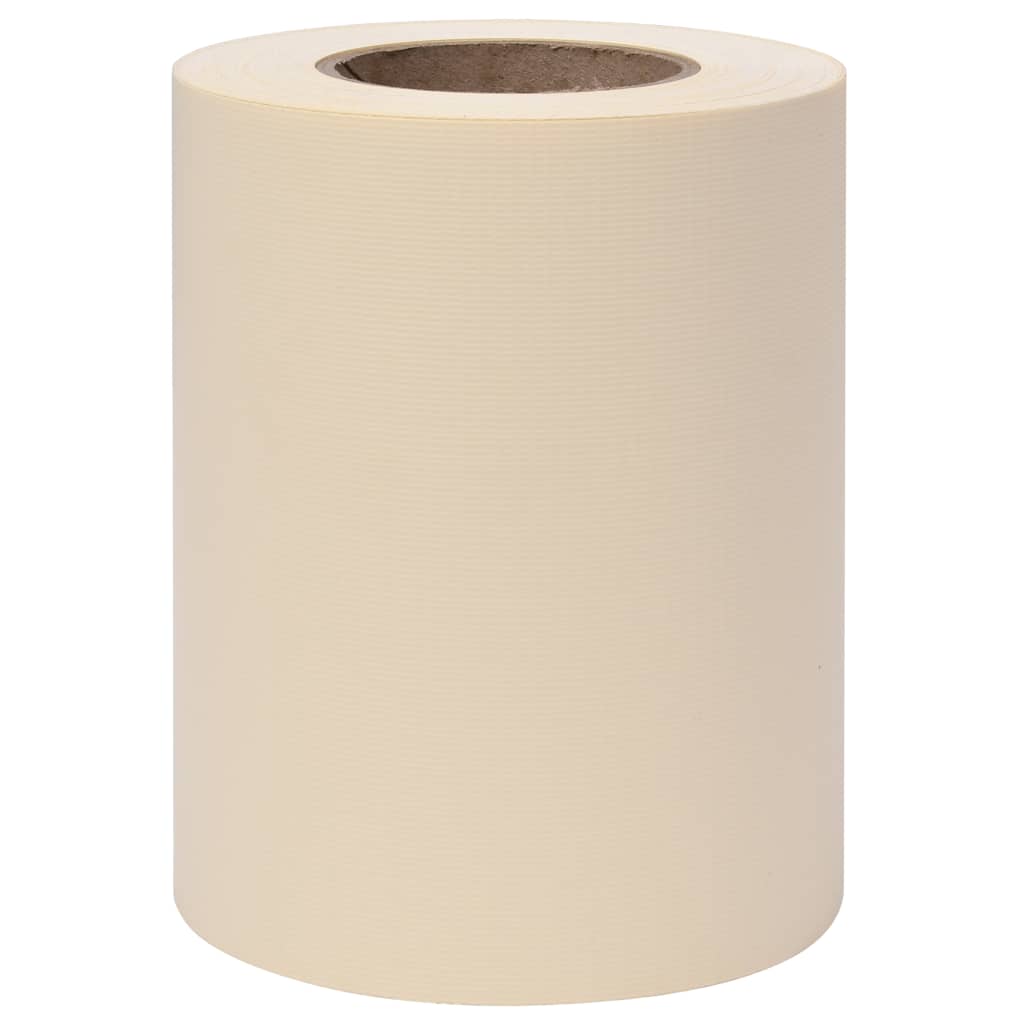 Garden Privacy Screens 4 pcs PVC 35x0.19 m Cream