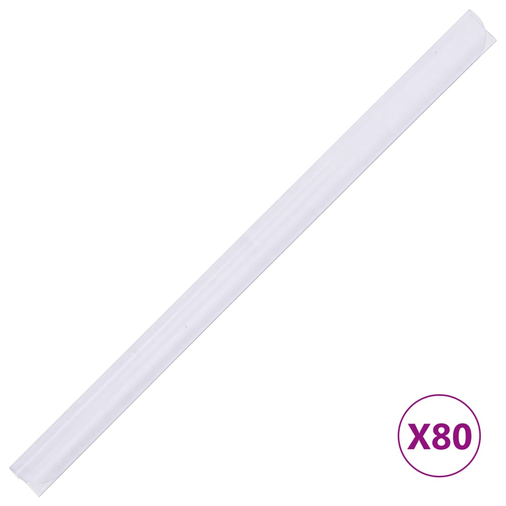 Garden Privacy Screens 4 pcs PVC 35x0.19 m Cream