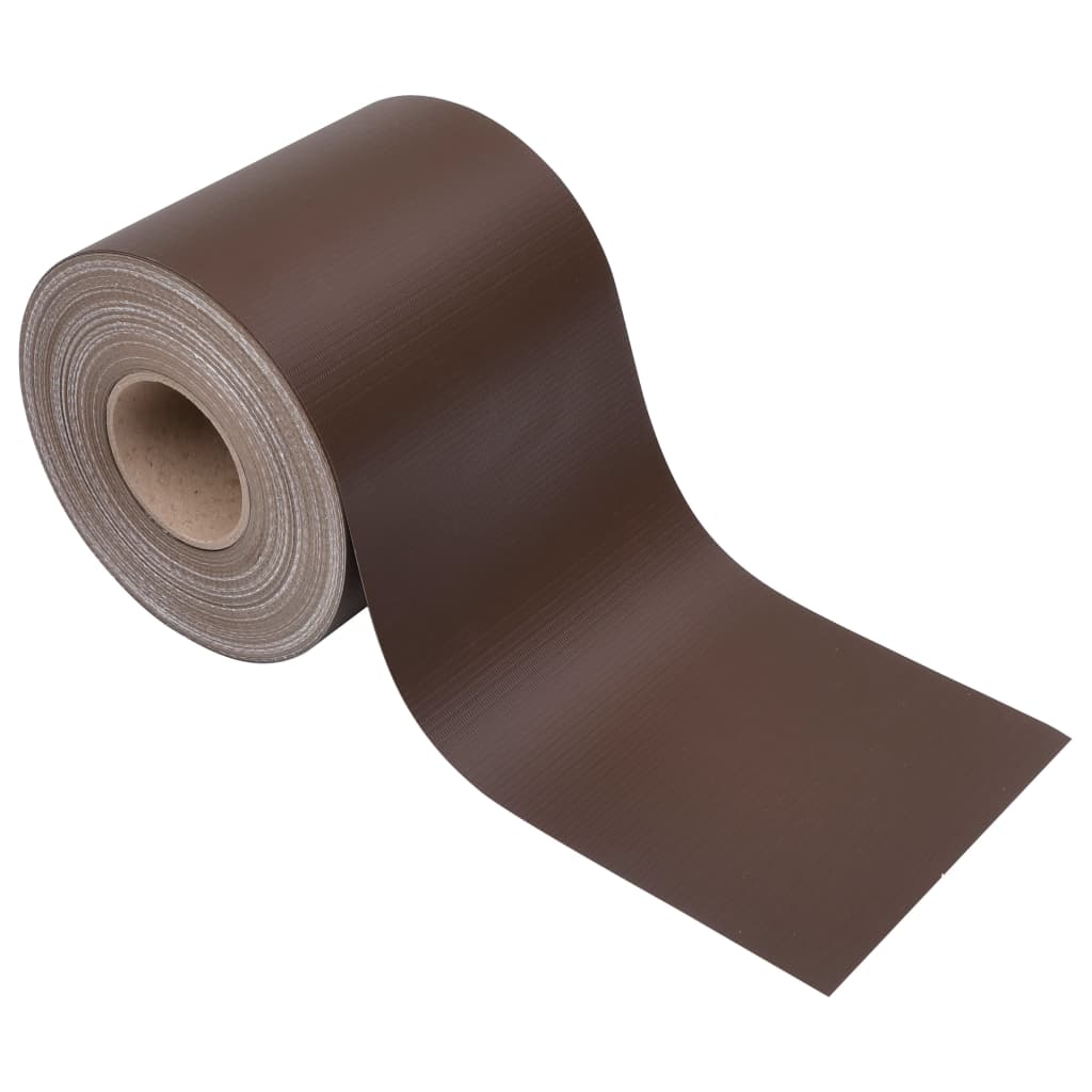 Garden Privacy Screen PVC 35x0.19 m Brown