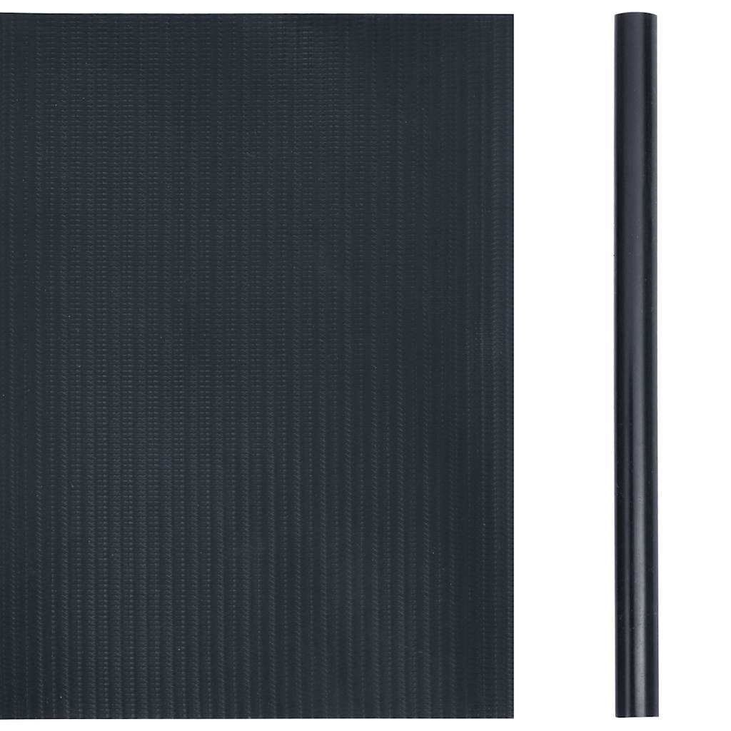 Garden Privacy Screen PVC 35x0.19 m Matte Dark Grey