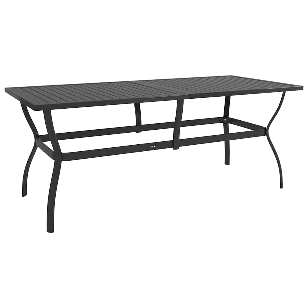 312170 vidaXL Garden Table Anthracite 190x80x72 cm Steel