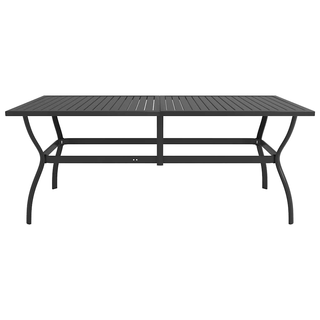 312170 vidaXL Garden Table Anthracite 190x80x72 cm Steel