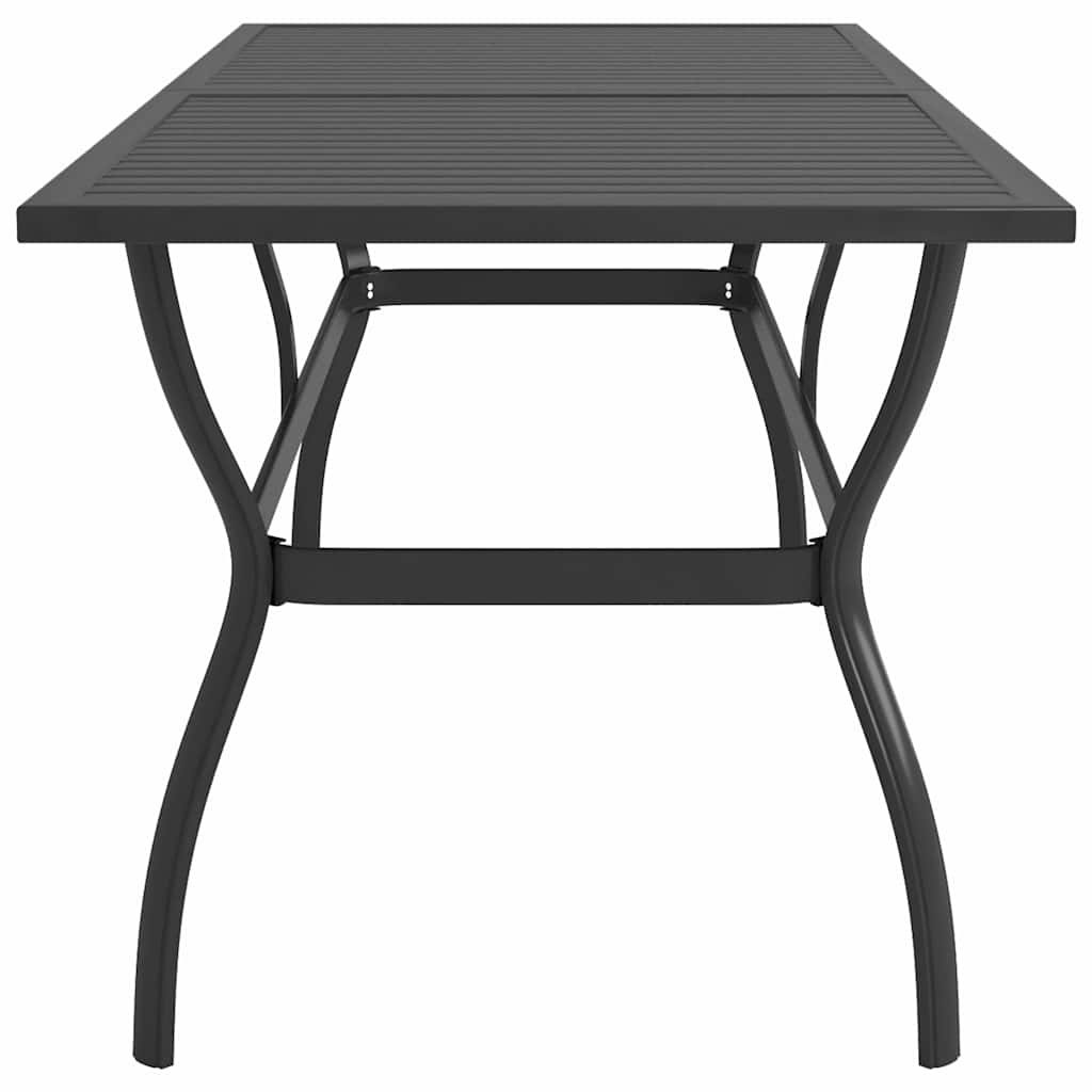 312170 vidaXL Garden Table Anthracite 190x80x72 cm Steel