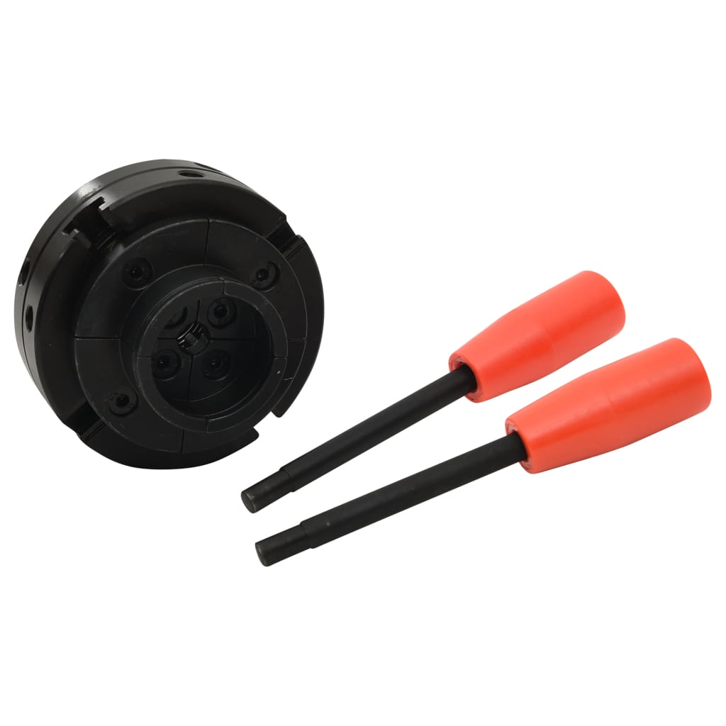 vidaXL 4 Jaw Wood Chuck with M33 Connection Steel 100 mm