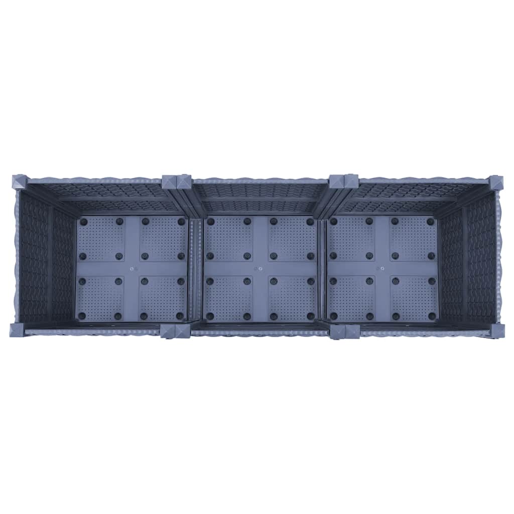 Raised Bed 120x40x38 cm Polypropylene