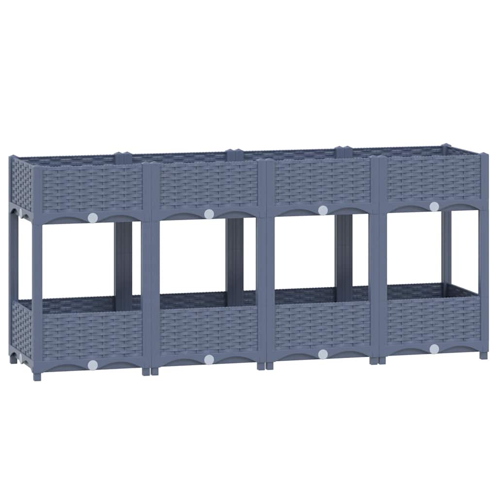 Raised Bed 160x40x71 cm Polypropylene