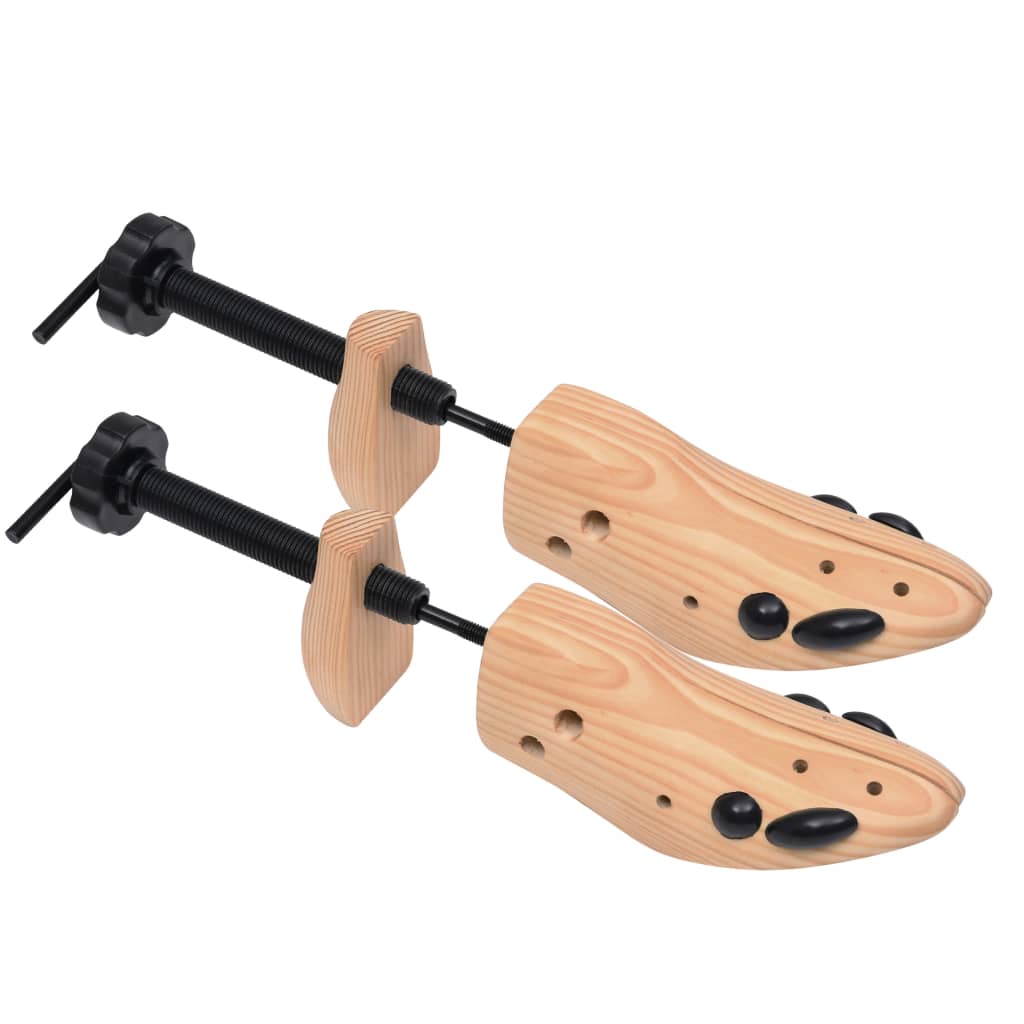 vidaXL Shoe Trees Size 36-40 Solid Pine Wood