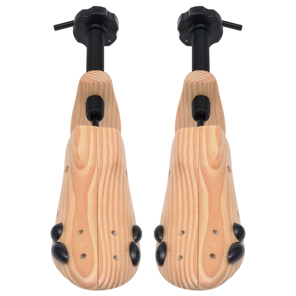 vidaXL Shoe Trees Size 36-40 Solid Pine Wood