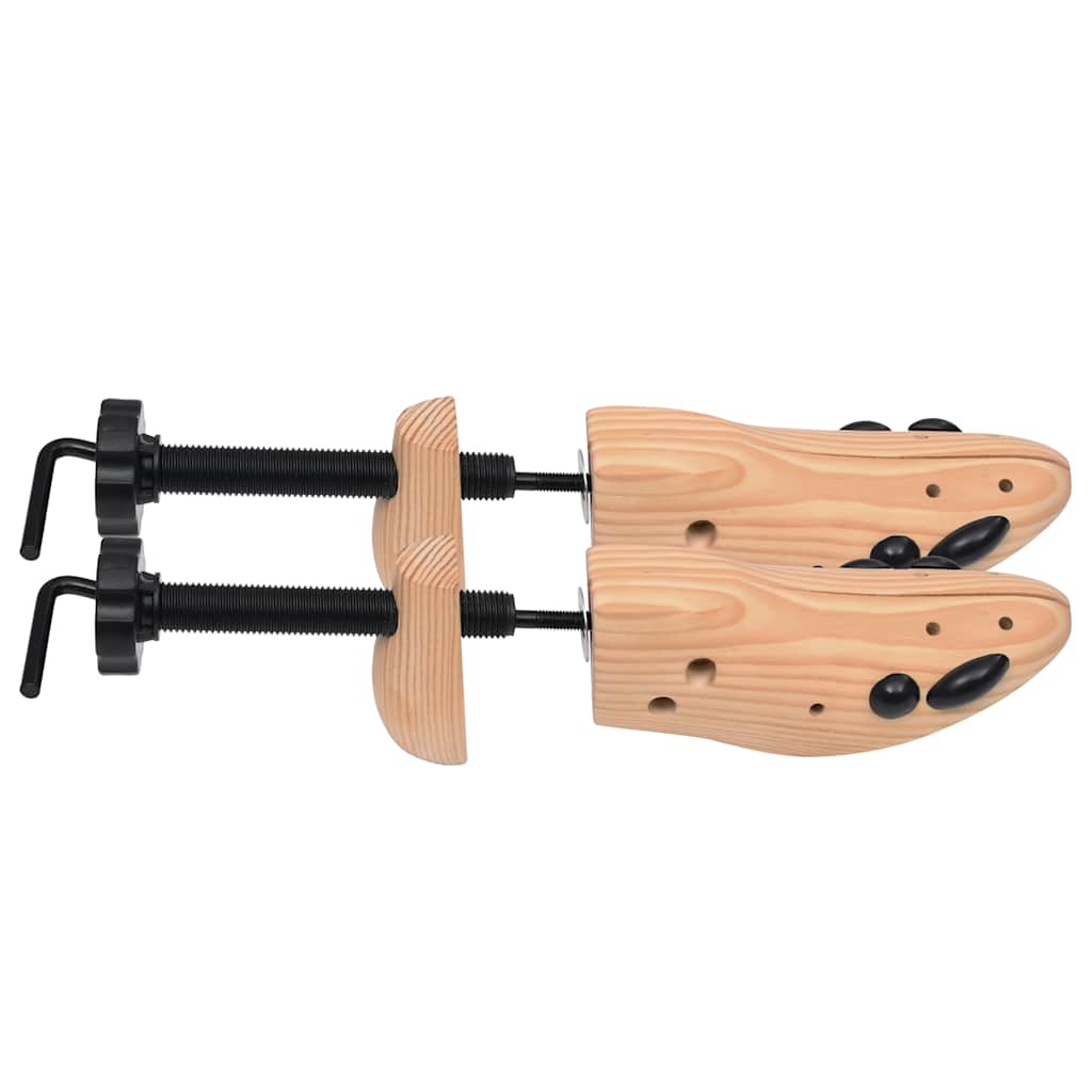 Shoe Trees 2 Pairs Size 41-46 Solid Pine Wood