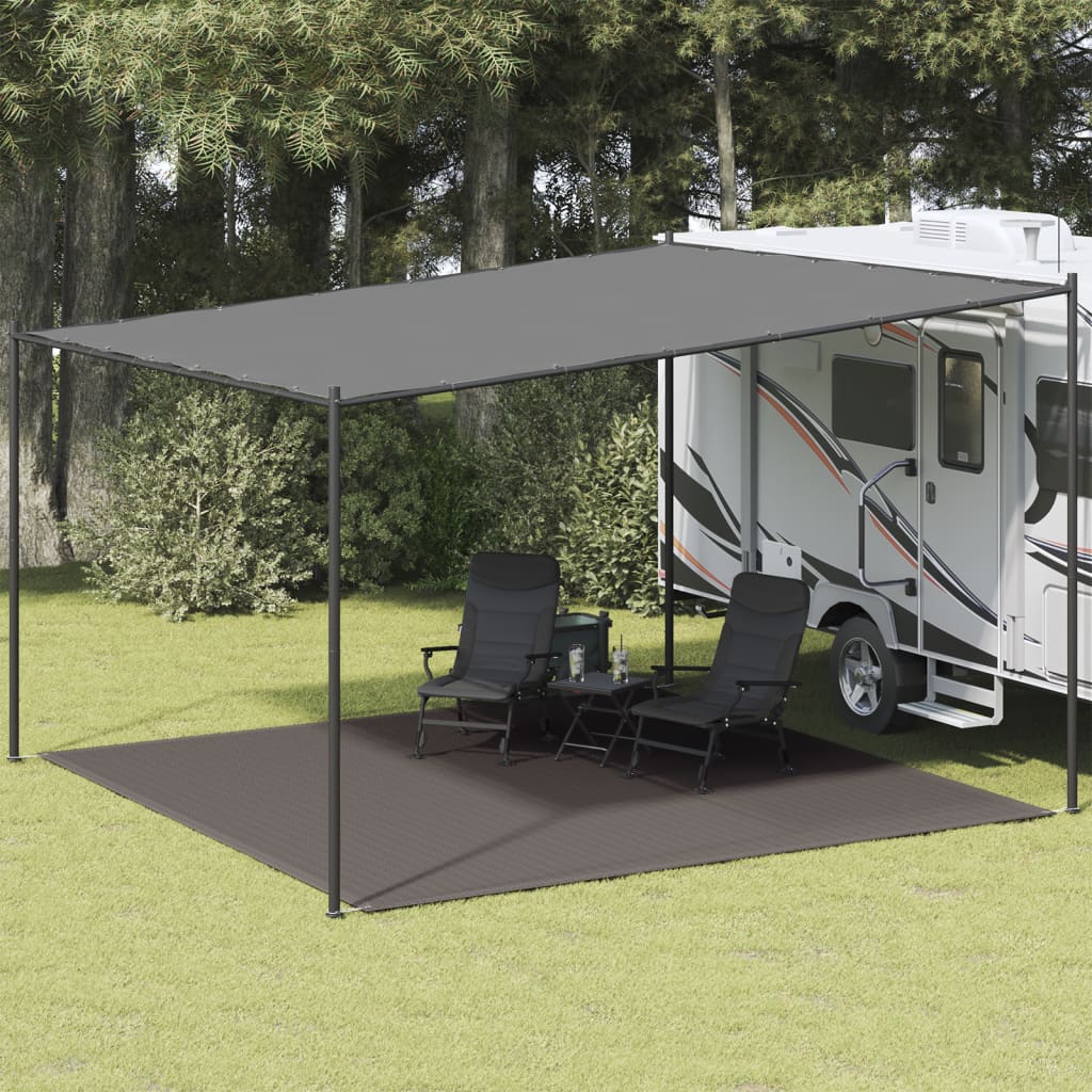 vidaXL Tent Carpet 400x400 cm Anthracite