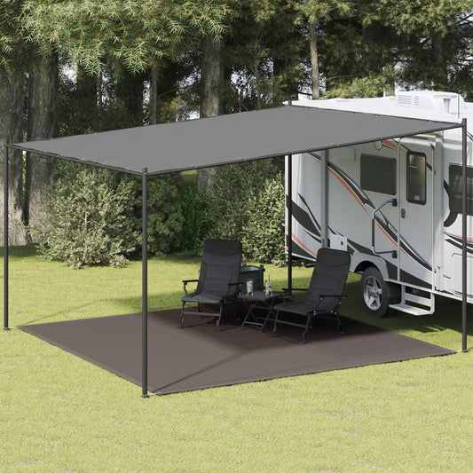 vidaXL Tent Carpet 400x400 cm Anthracite