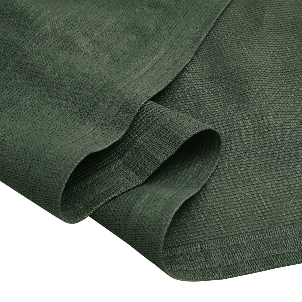 vidaXL Tent Carpet 200x400 cm Dark Green