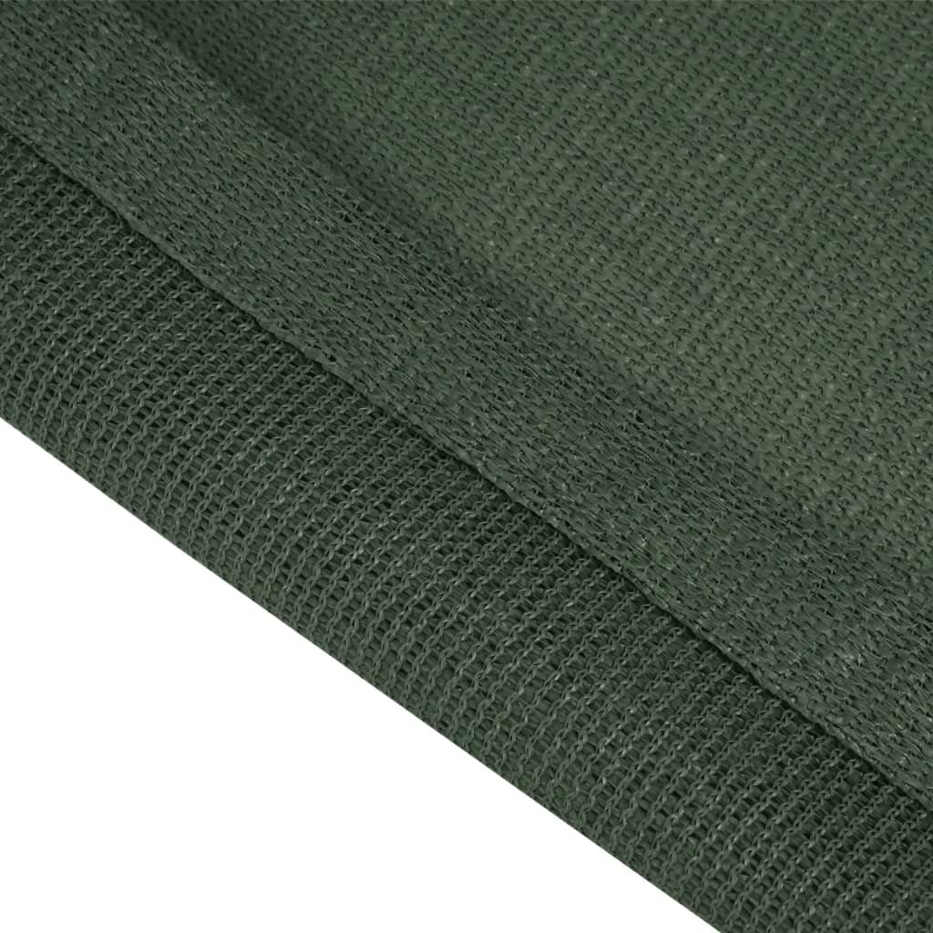 vidaXL Tent Carpet 250x250 cm Dark Green