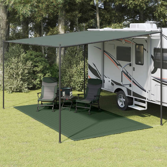 vidaXL Tent Carpet 250x450 cm Dark Green