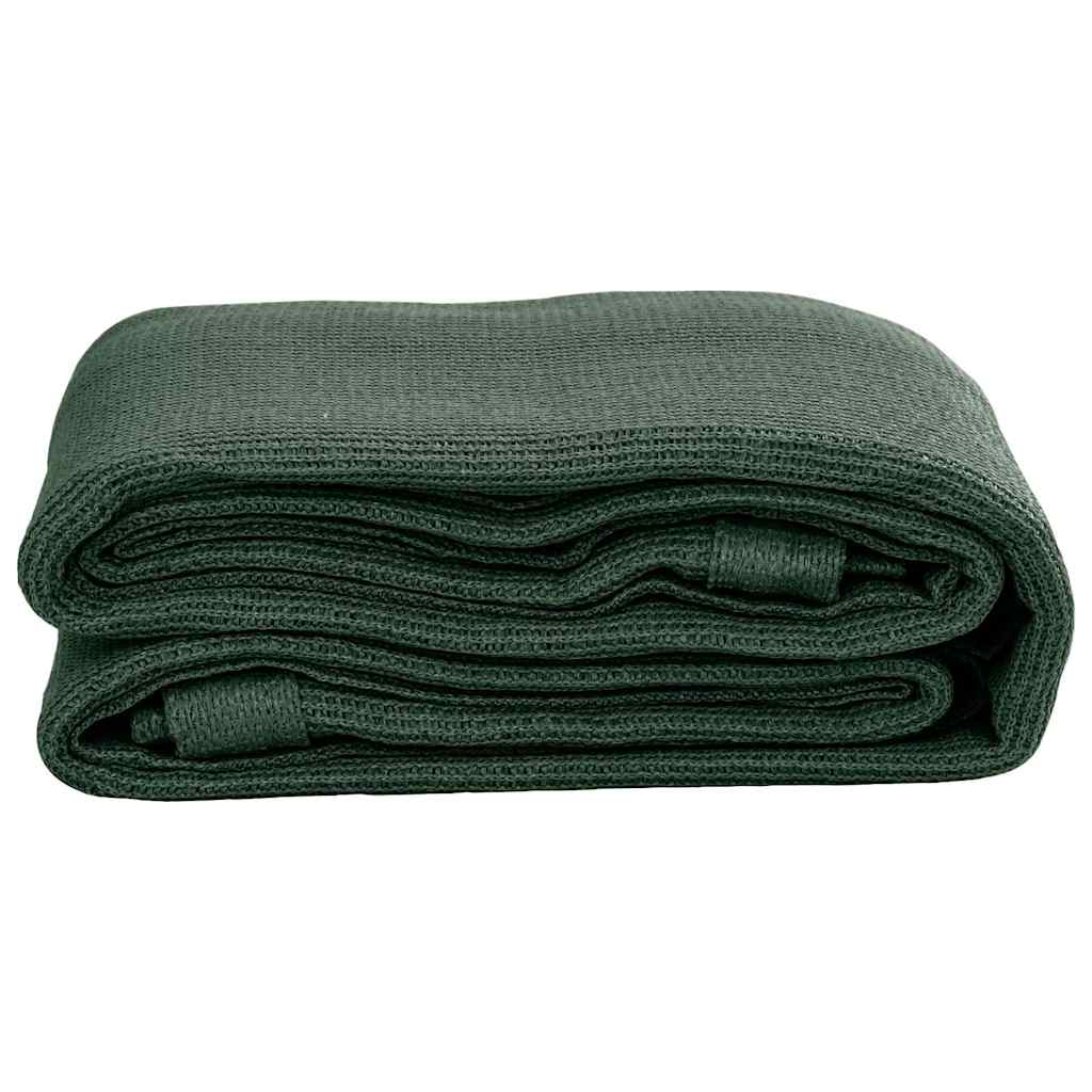 Tent Carpet 400x400 cm Dark Green HDPE