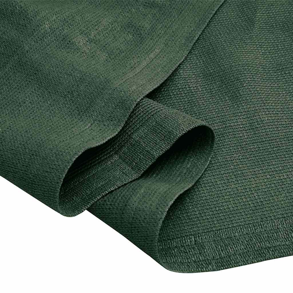 Tent Carpet 400x400 cm Dark Green HDPE