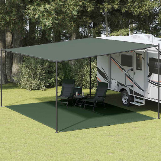 Tent Carpet 400x500 cm Dark Green HDPE