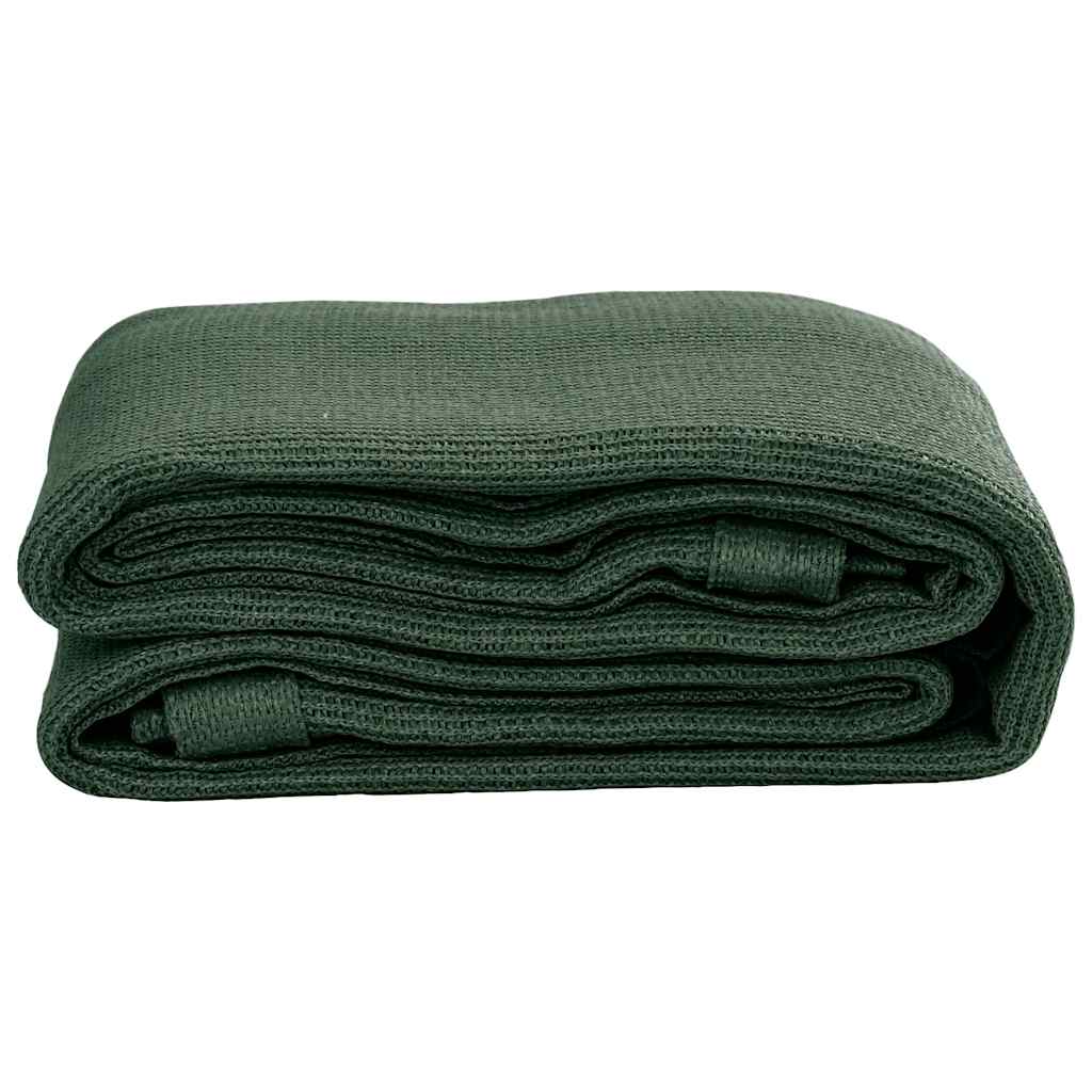 Tent Carpet 400x800 cm Dark Green HDPE