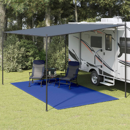 vidaXL Tent Carpet 250x450 cm Blue