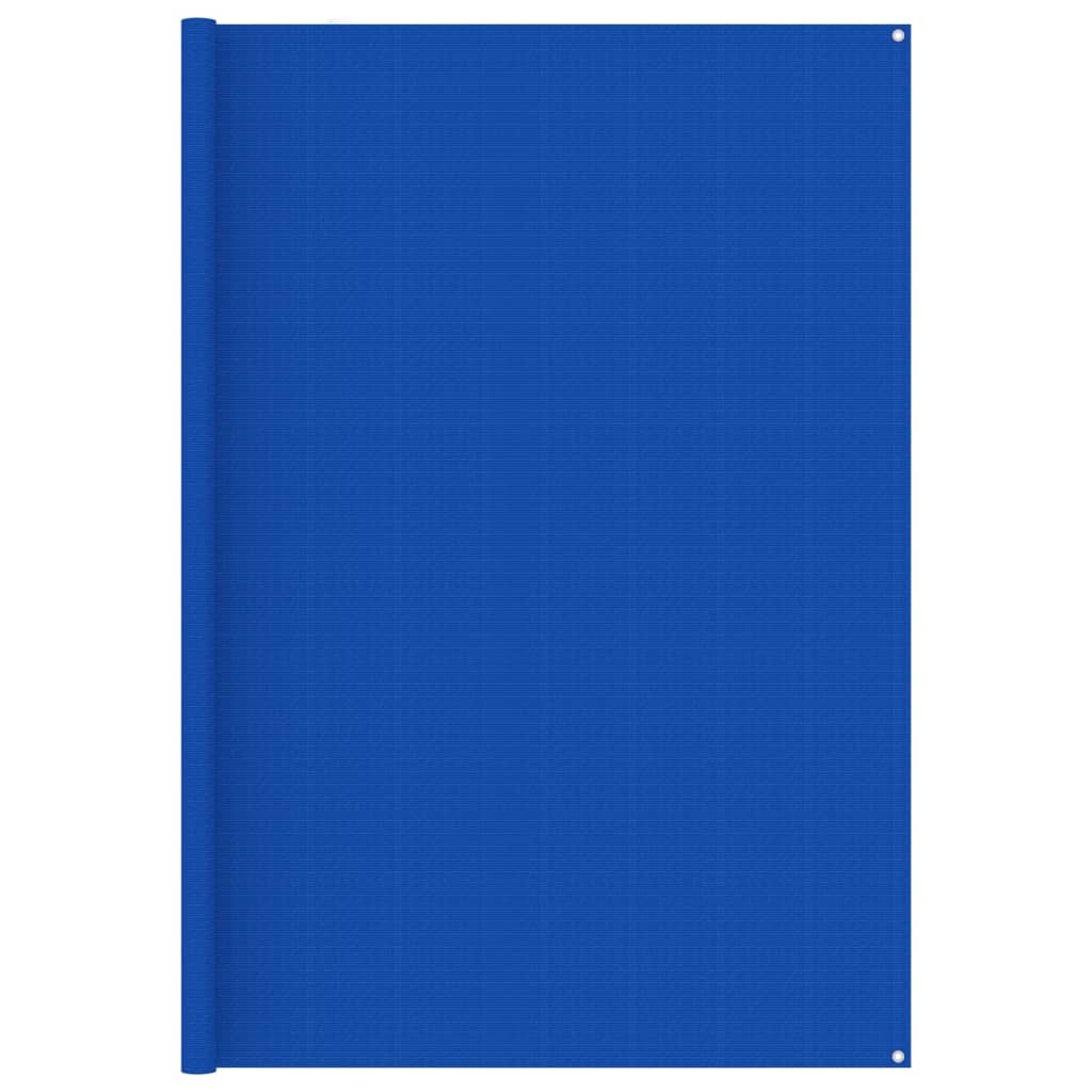 vidaXL Tent Carpet 250x600 cm Blue HDPE