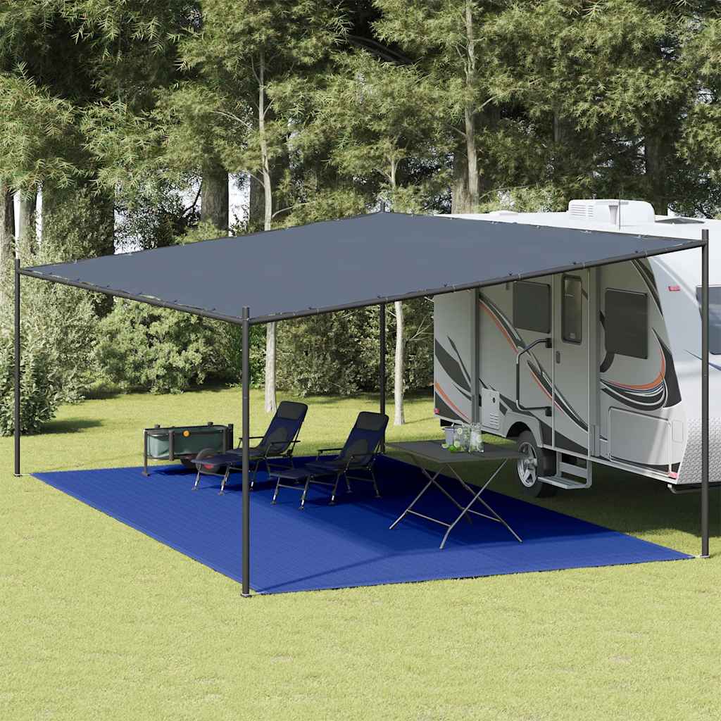 Tent Carpet 400x700 cm Blue HDPE
