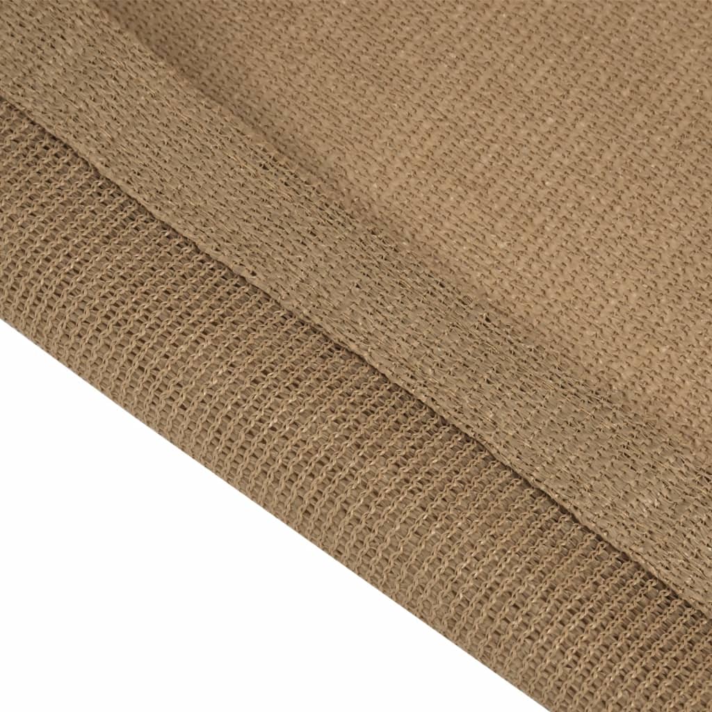 vidaXL Tent Carpet 200x200 cm Taupe