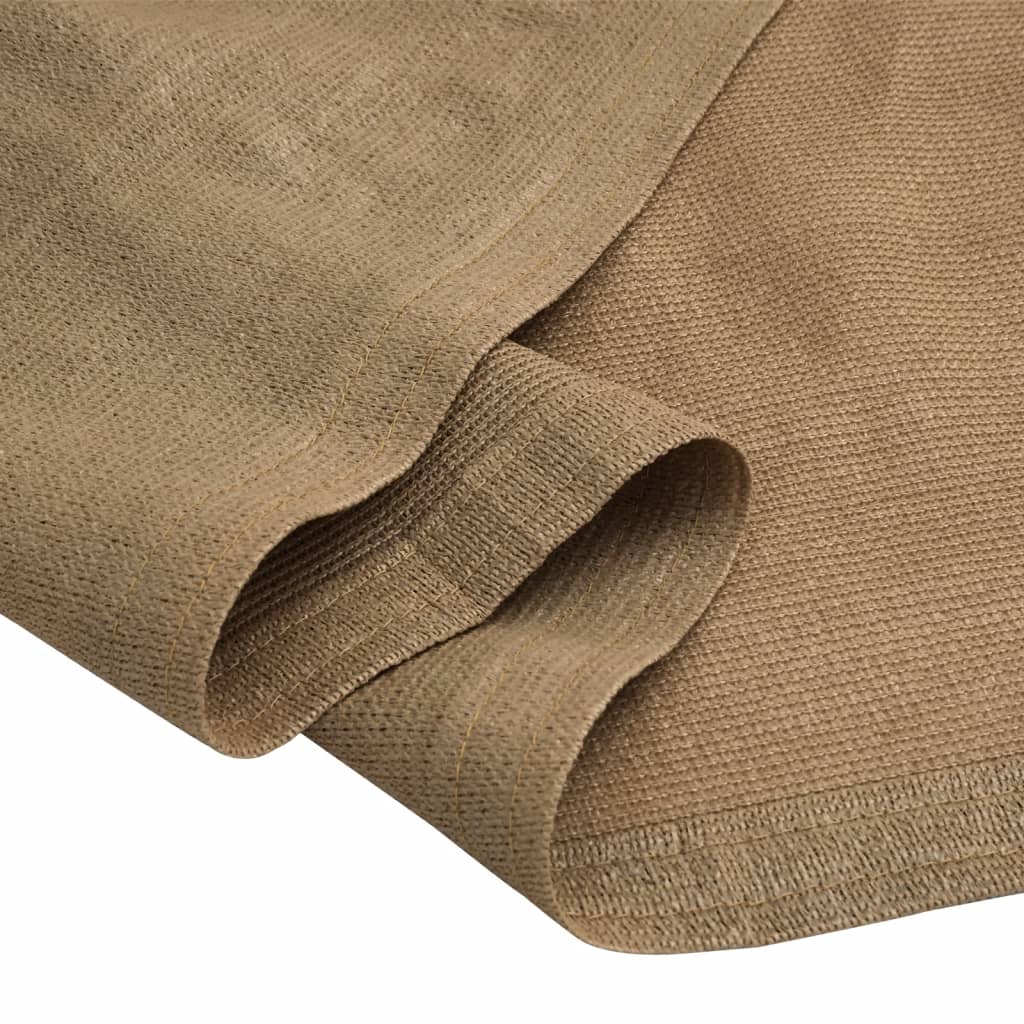 vidaXL Tent Carpet Taupe 400x700 cm HDPE