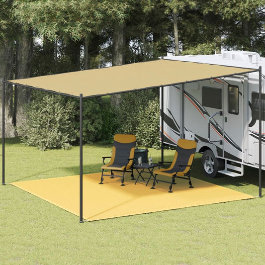 vidaXL Tent Carpet 400x400 cm Beige