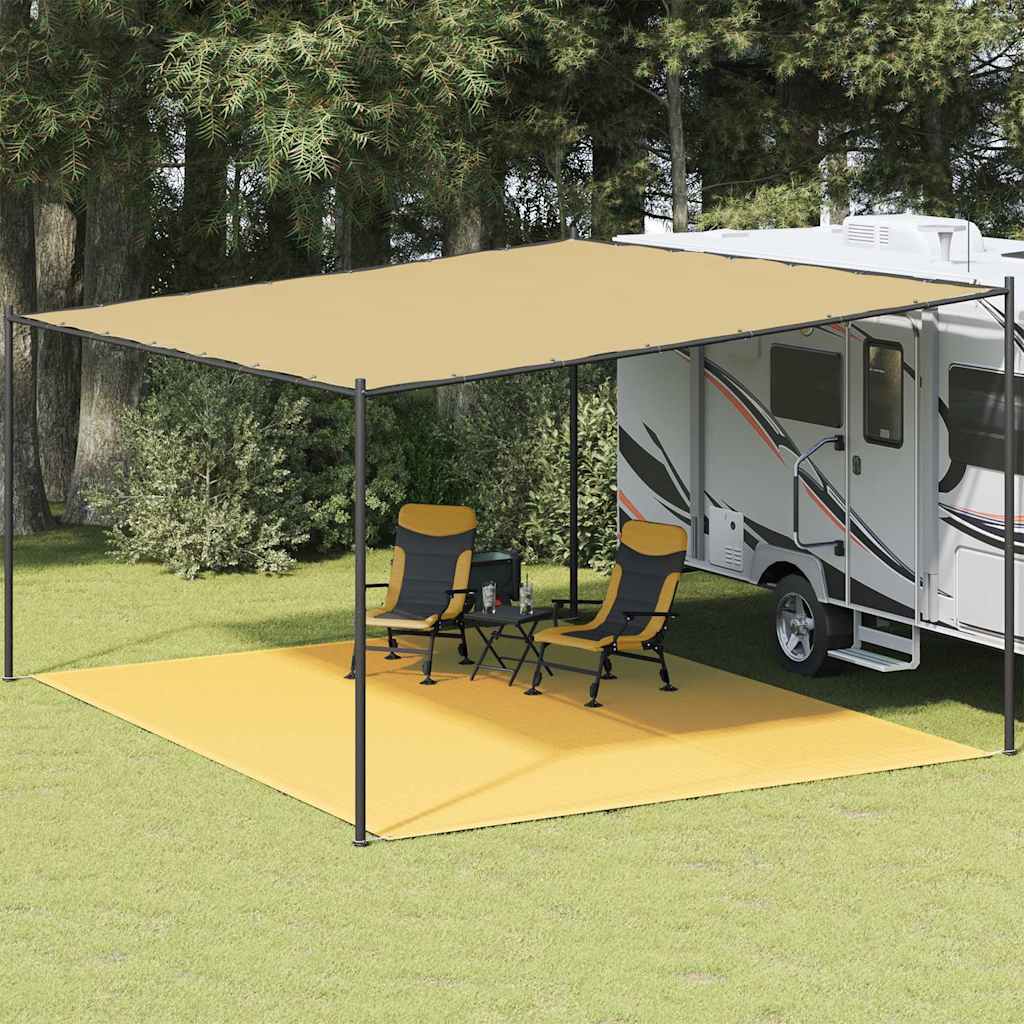 310772 vidaXL Tent Carpet 400x500 cm Beige
